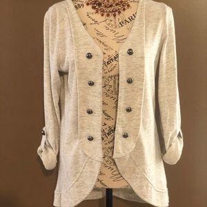 Maurice’s Shrug Sweater Coverup Top Cami